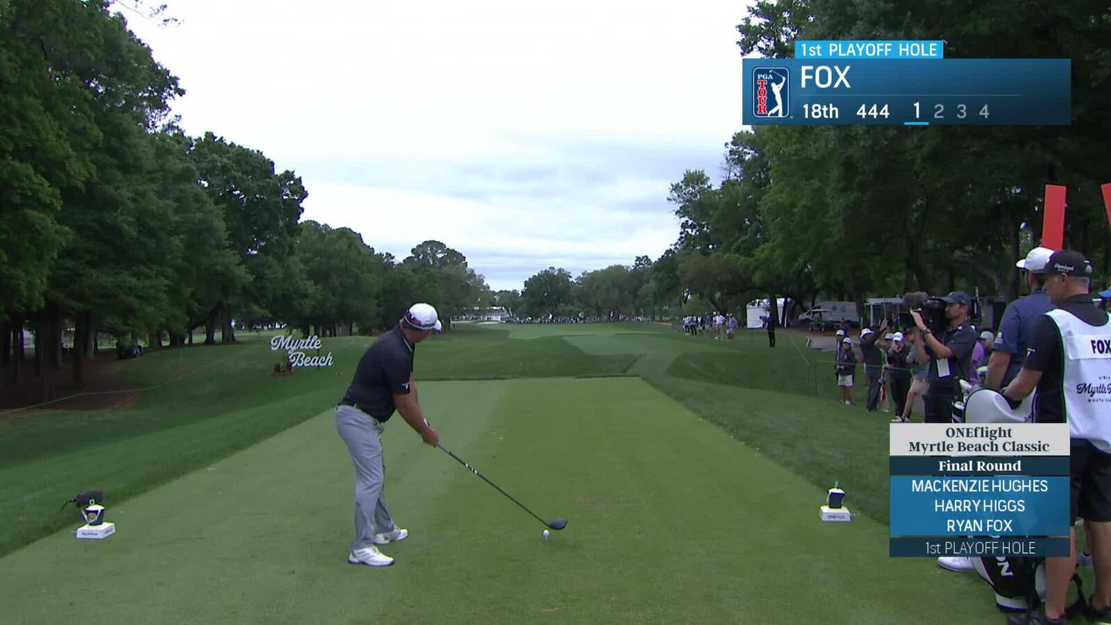 Ryan Fox | Playoff 1 | 18th hole | Shot 1 | 2025 ONEflight Myrtle