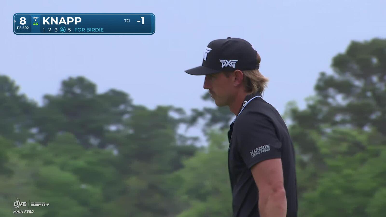 Jake Knapp | Round 1 | 8th hole | Shot 4 | 2025 Houston Open