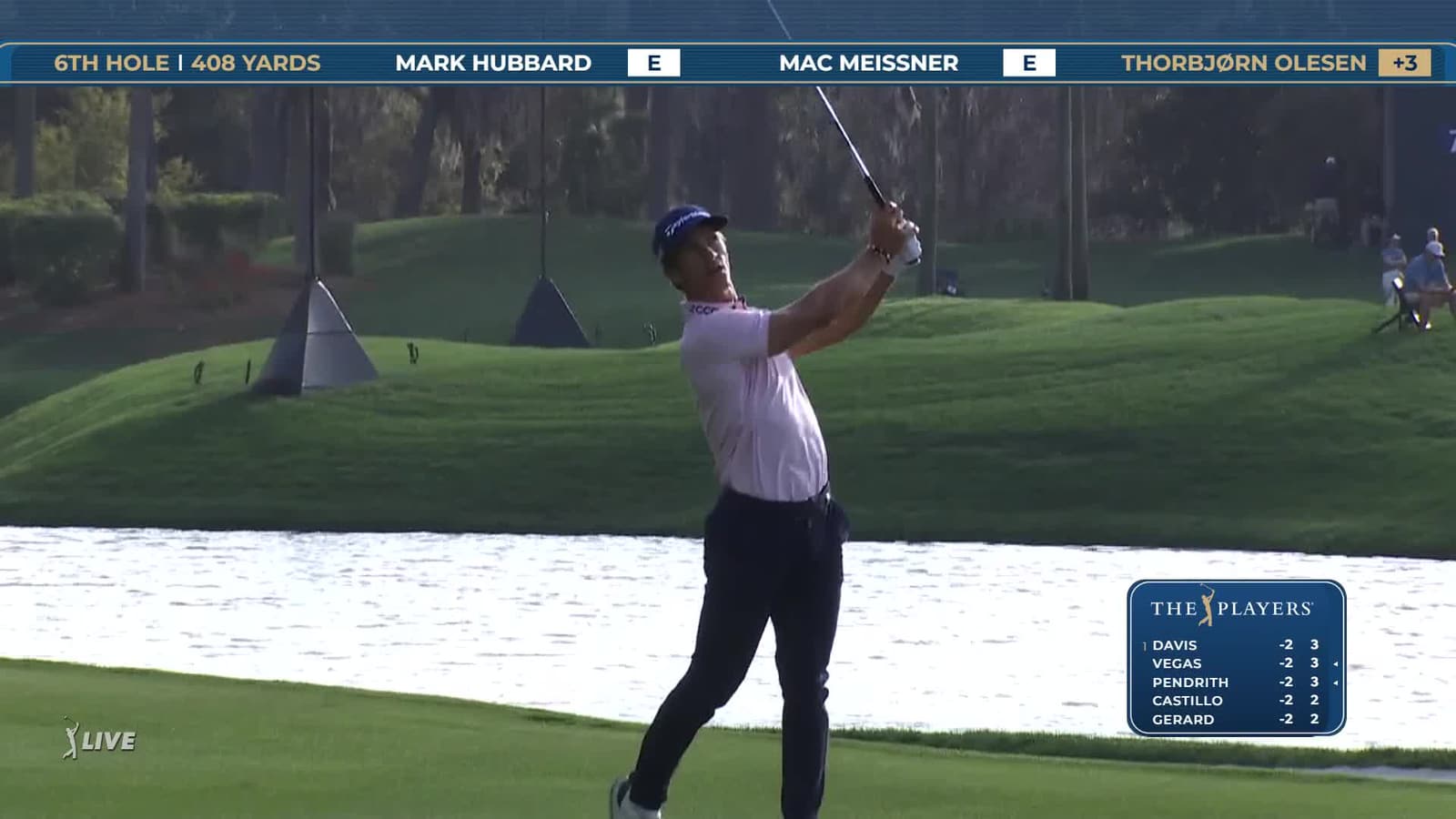 Thorbjørn Olesen | Round 1 | 6th hole | Shot 2 | 2026 THE PLAYERS