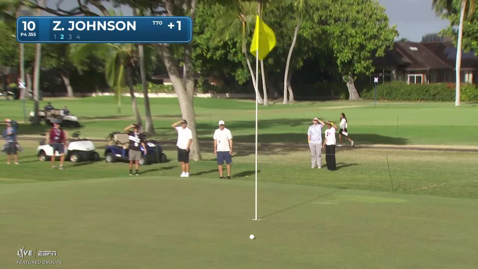 Zach Johnson | Round 4 | 10th hole | Shot 2 | 2026 Sony Open