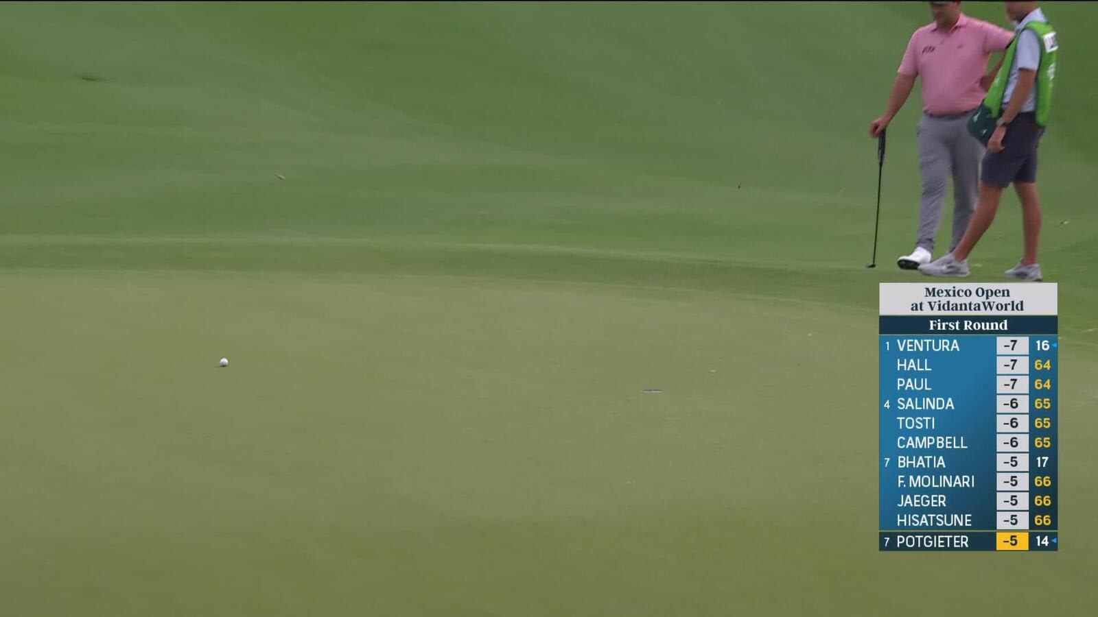 Aldrich Potgieter | Round 1 | 6th hole | Shot 4 | 2025 Mexico Open