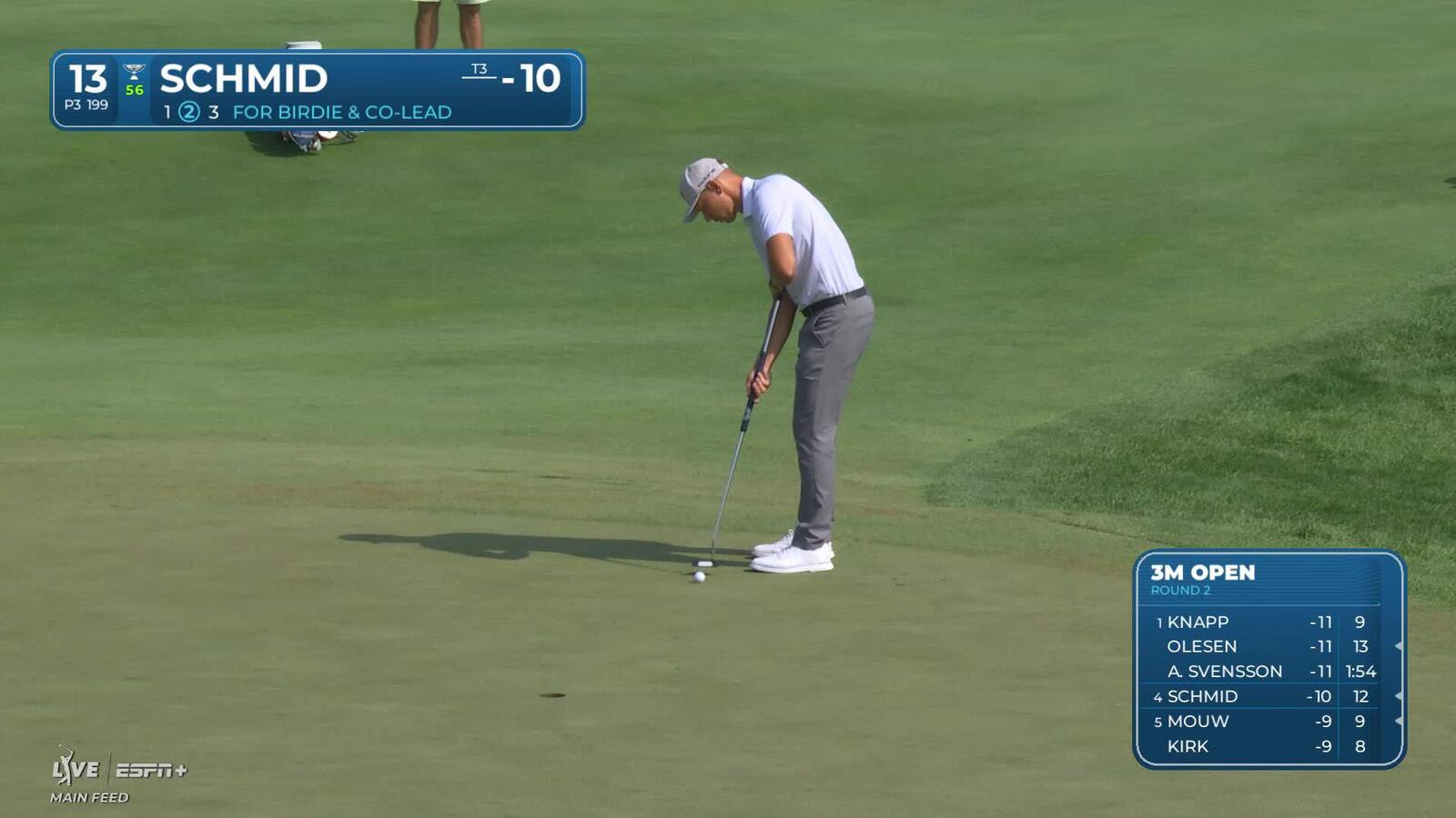 Matti Schmid | Round 2 | 13th hole | Shot 3 | 2025 3M Open