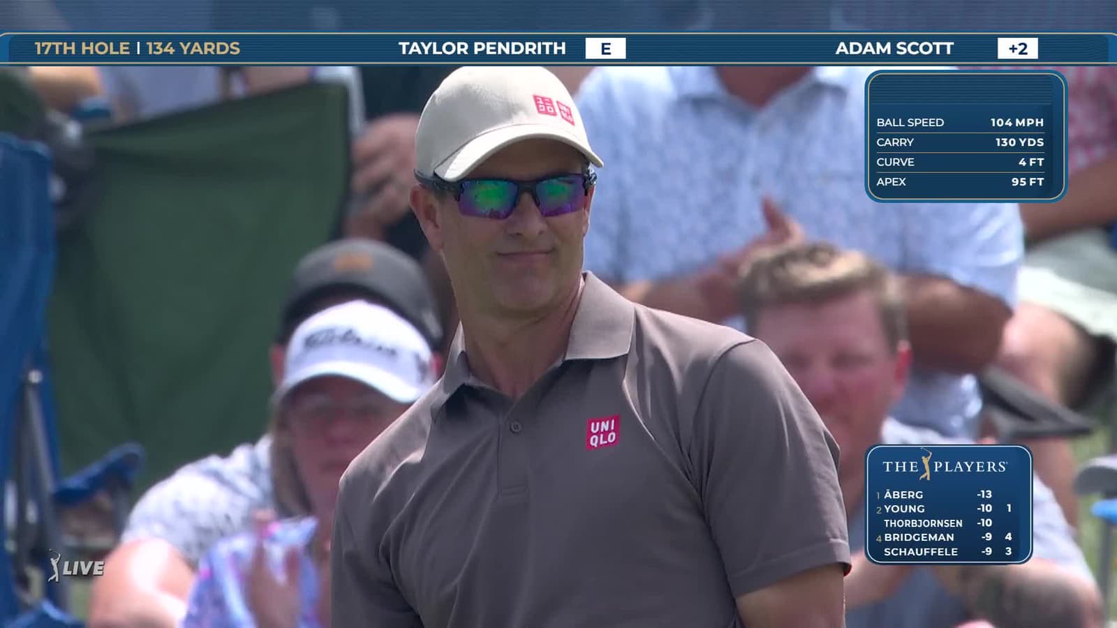Adam Scott | Round 4 | 17th hole | Shot 1 | 2026 THE PLAYERS