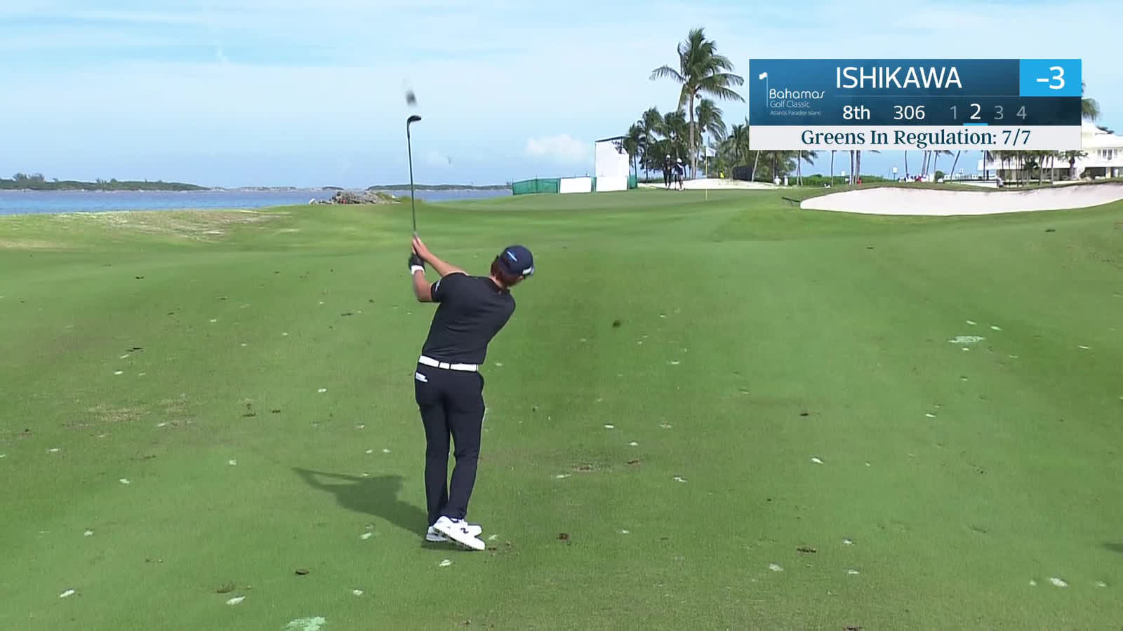Ryo Ishikawa | Round 1 | 8th hole | Shot 2 | 2026 Bahamas Classic Atlantis