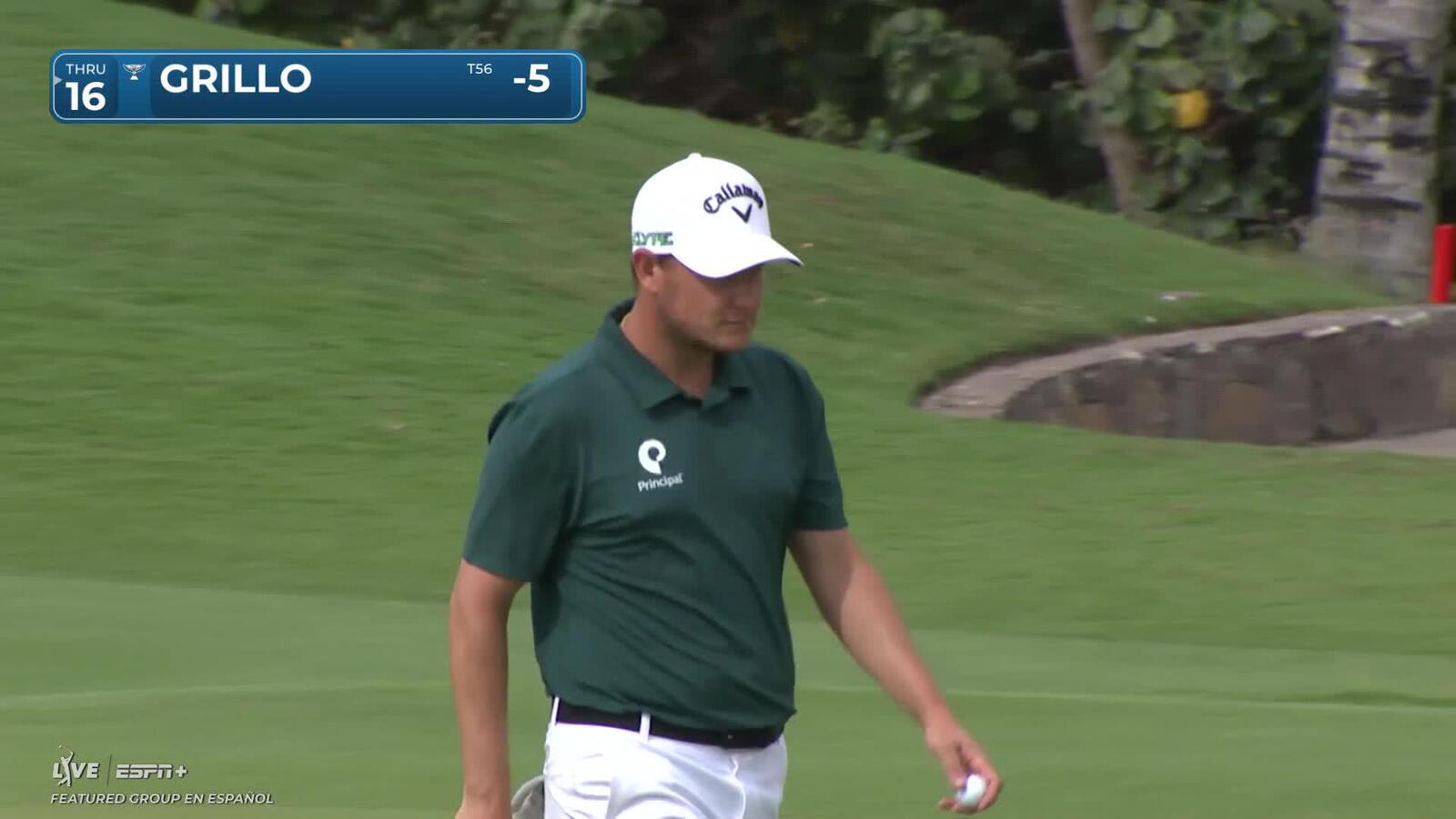 Emiliano Grillo | Round 4 | 7th hole | Shot 3 | 2025 Mexico Open