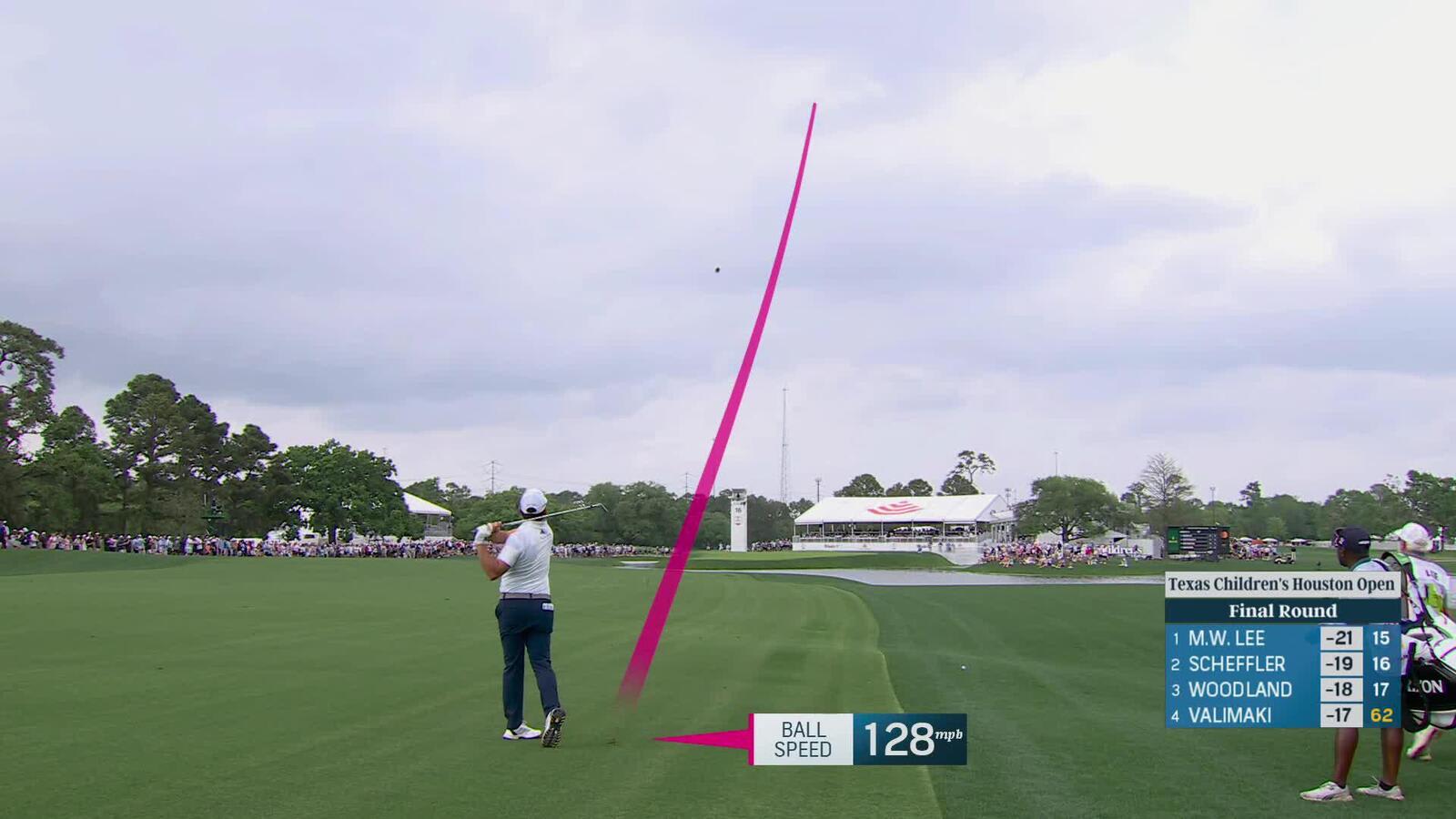 Alejandro Tosti | Round 4 | 16th hole | Shot 2 | 2025 Houston Open