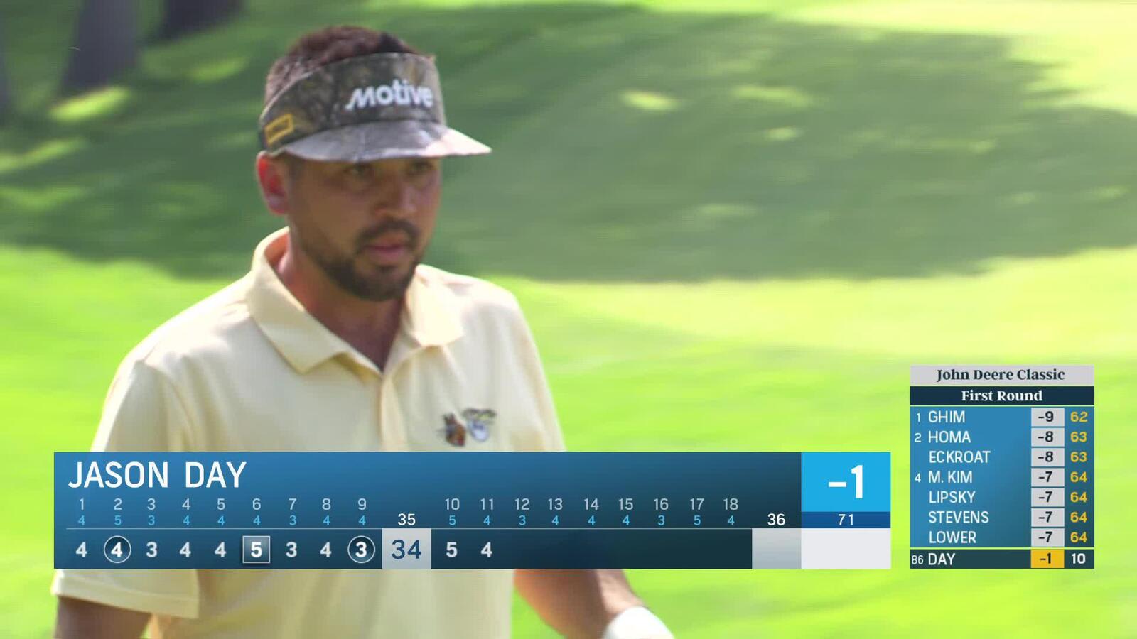 Jason Day | Round 1 | 11th hole | Shot 4 | 2025 John Deere