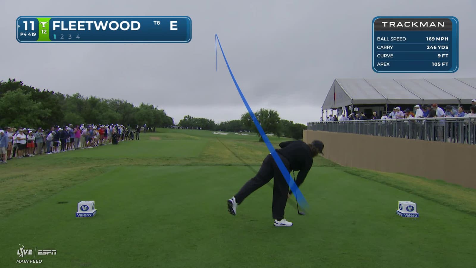 Tommy Fleetwood | Round 1 | 11th hole | Shot 1 | 2026 Valero
