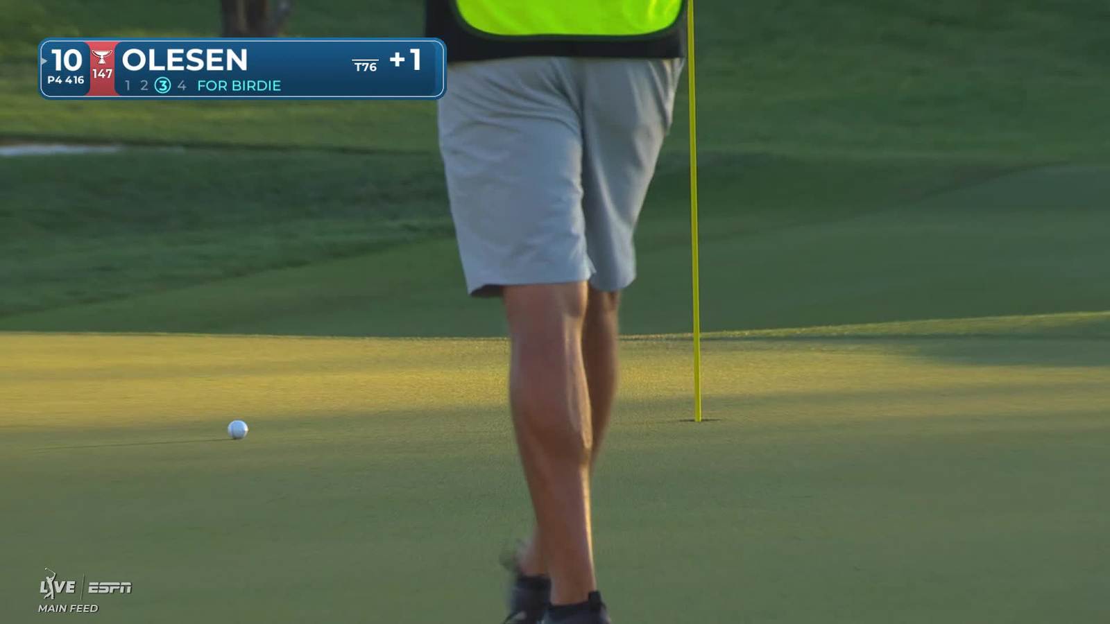 Thorbjørn Olesen | Round 2 | 10th hole | Shot 3 | 2026 WM Phoenix Open