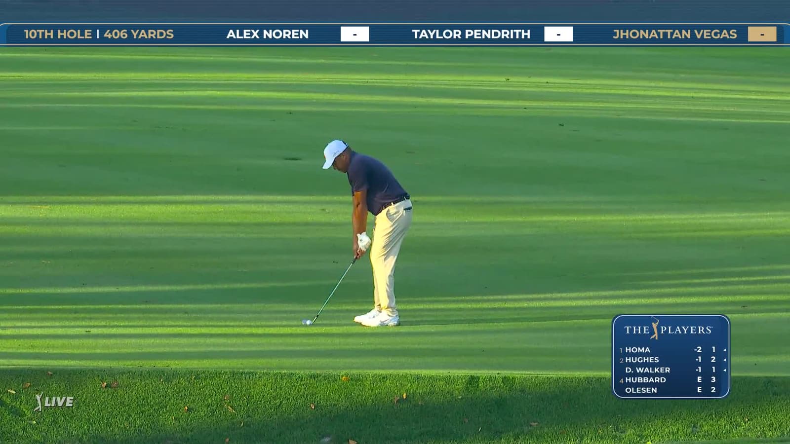 Jhonattan Vegas | Round 1 | 10th hole | Shot 2 | 2026 THE PLAYERS