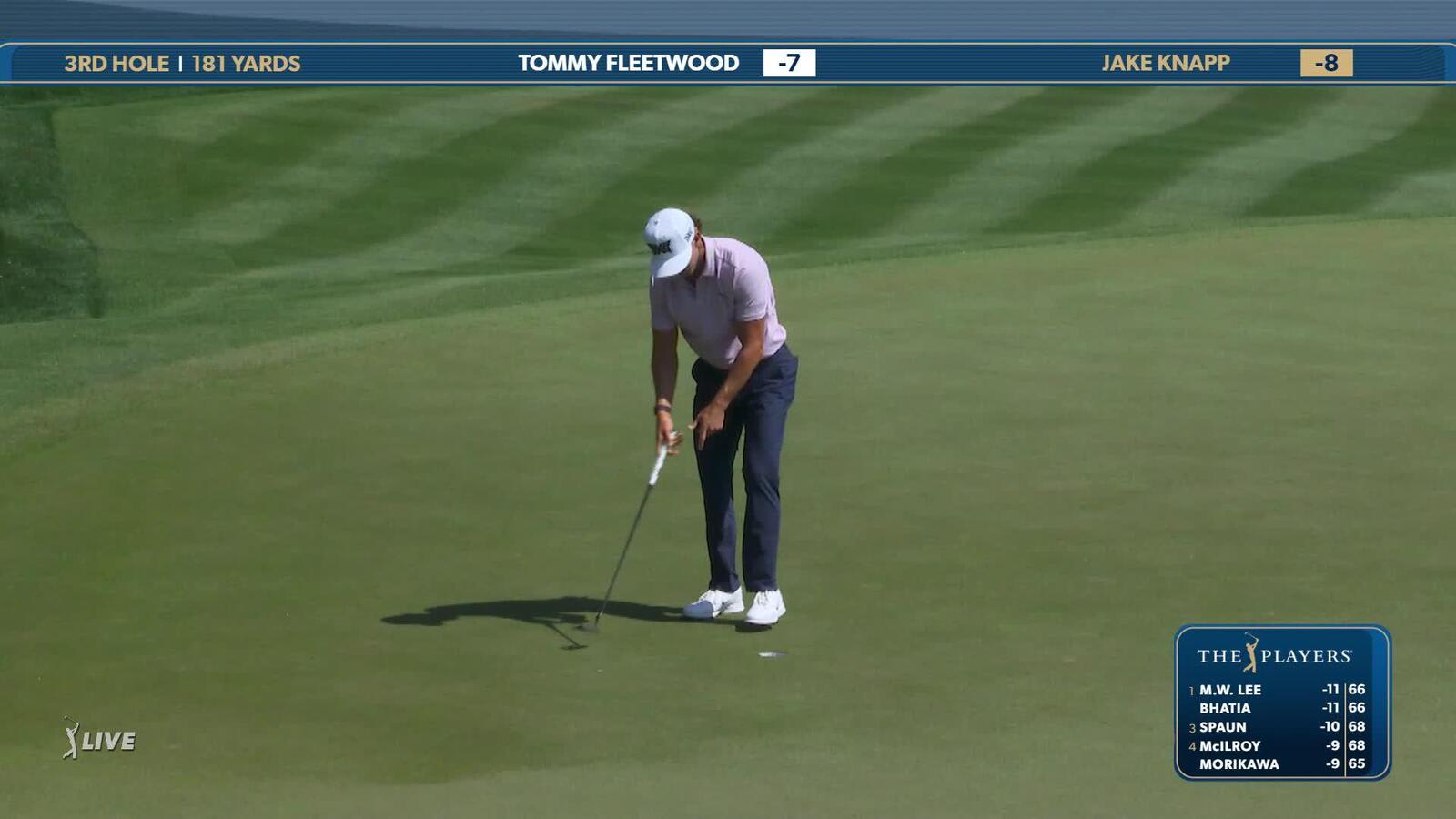 Jake Knapp | Round 3 | 3rd hole | Shot 3 | 2025 THE PLAYERS