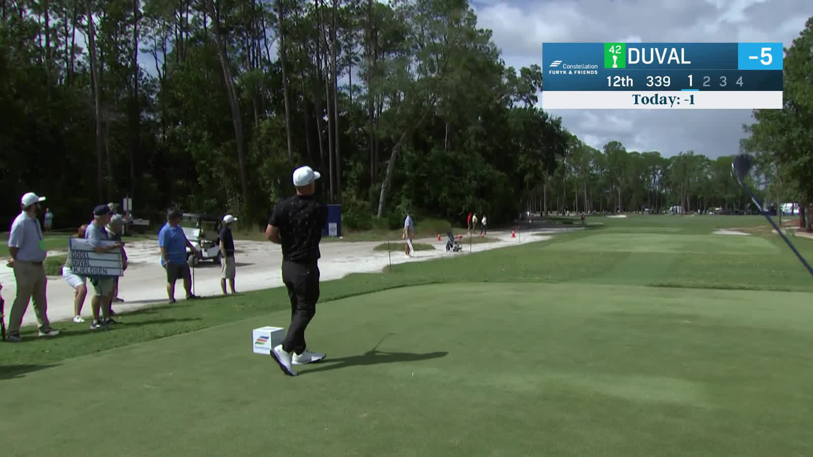 David Duval | Round 2 | 12th hole | Shot 1 | 2025 FURYK & FRIENDS
