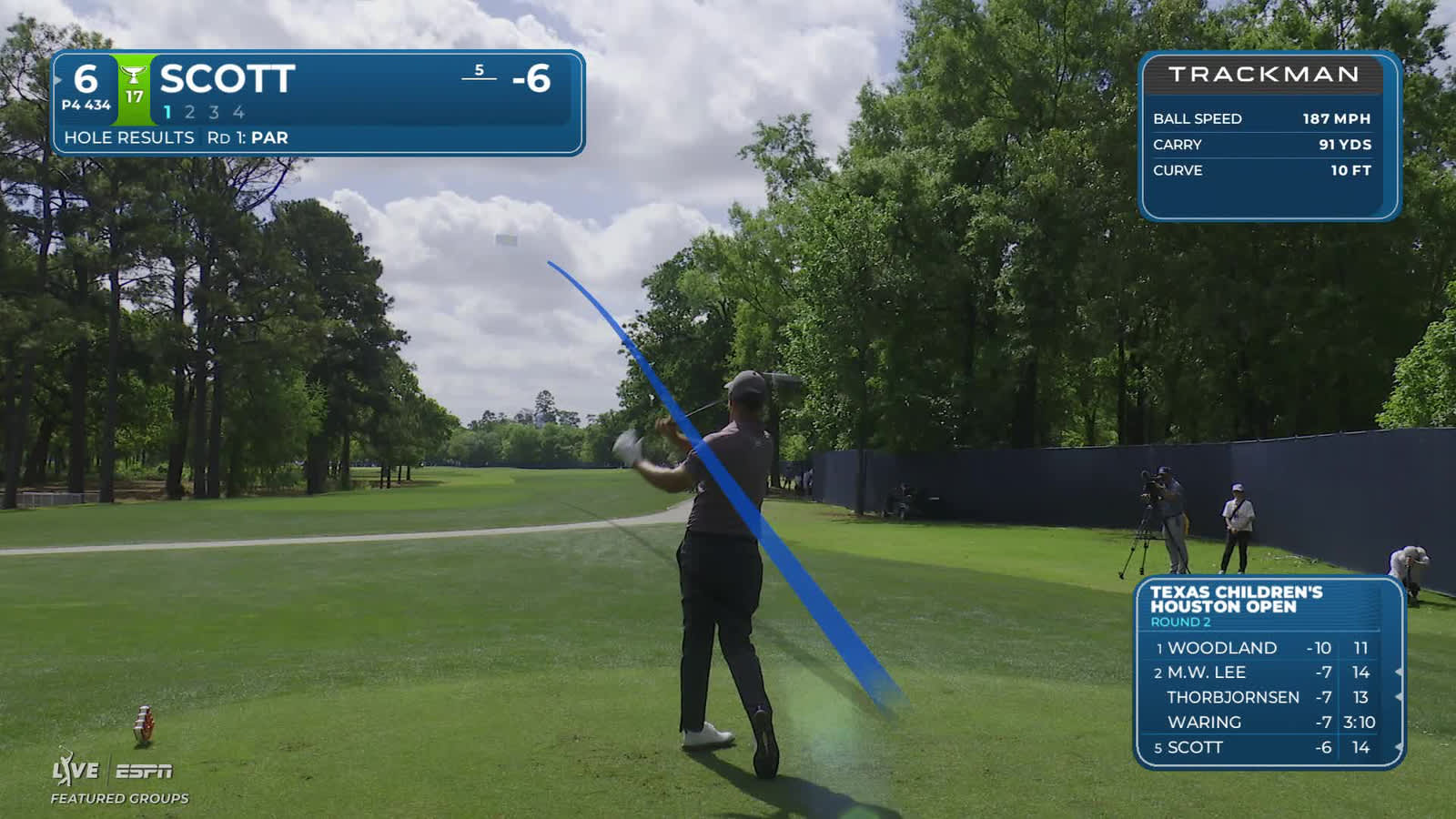 Adam Scott | Round 2 | 6th hole | Shot 1 | 2026 Texas Children's