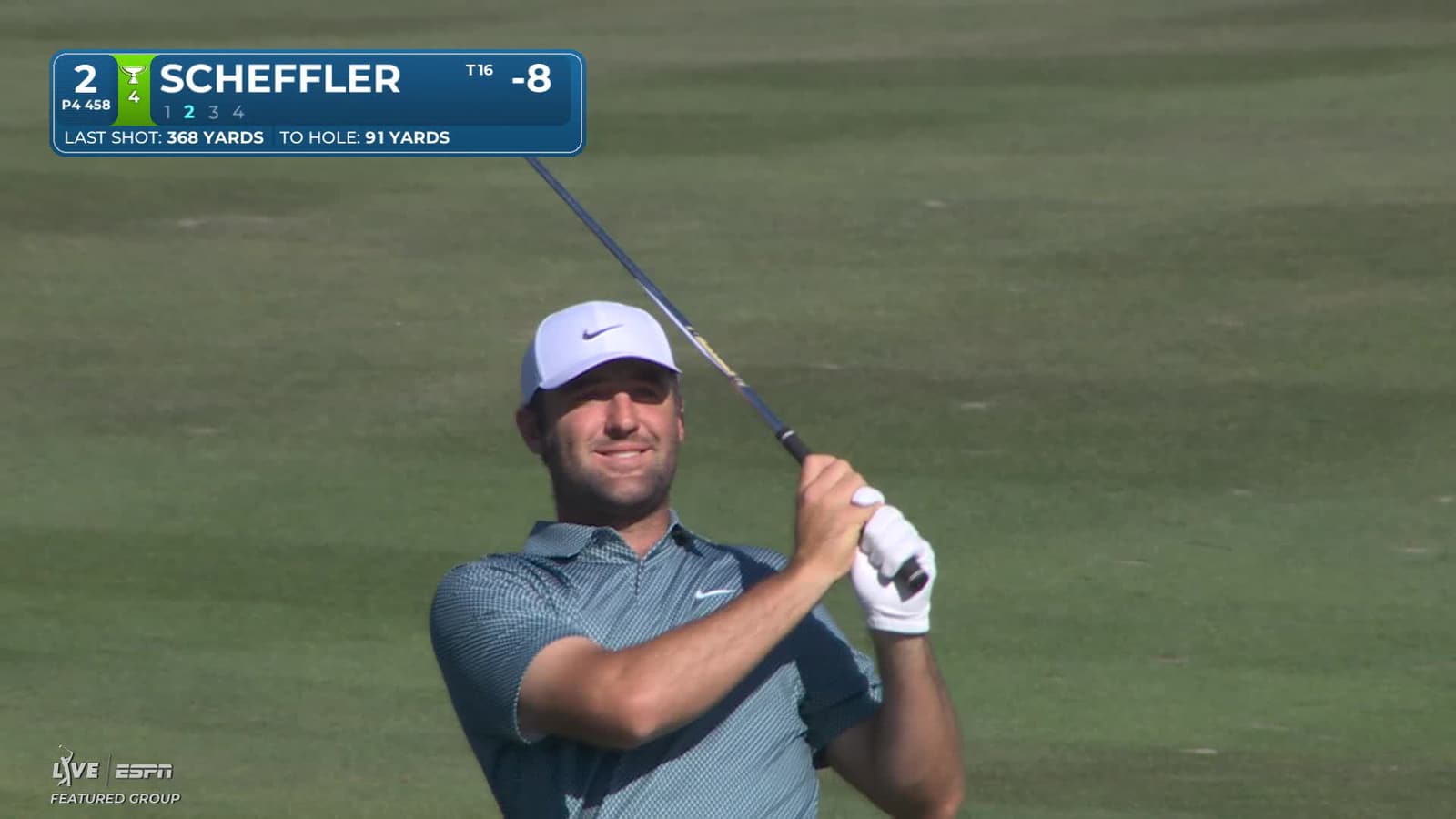 Scottie Scheffler | Round 4 | 2nd hole | Shot 2 | 2026 WM Phoenix Open