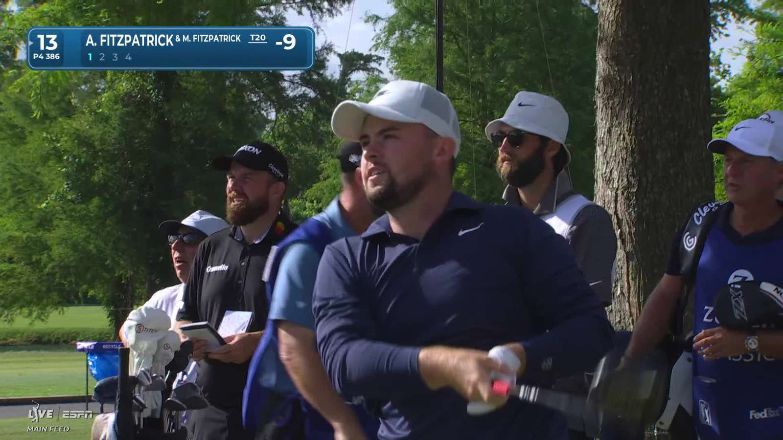 Alex Fitzpatrick | Round 2 | 13th hole | Shot 1 | 2026 Zurich Classic