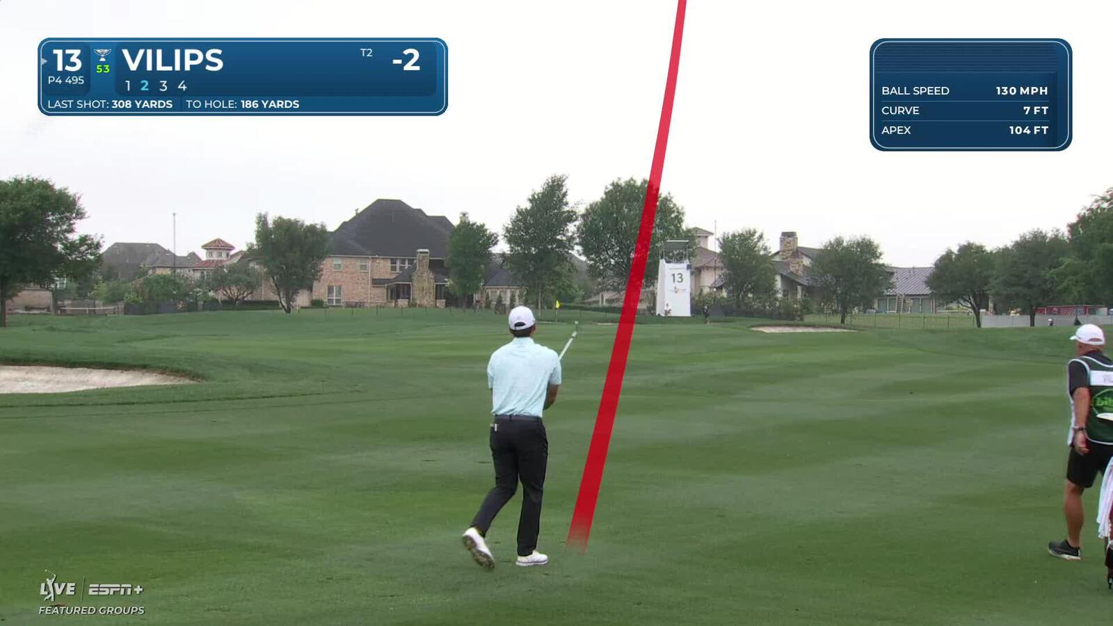 Karl Vilips | Round 1 | 13th hole | Shot 2 | 2025 THE CJ CUP