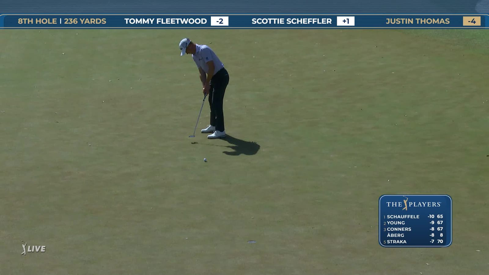 Justin Thomas | Round 2 | 8th hole | Shot 2 | 2026 THE PLAYERS