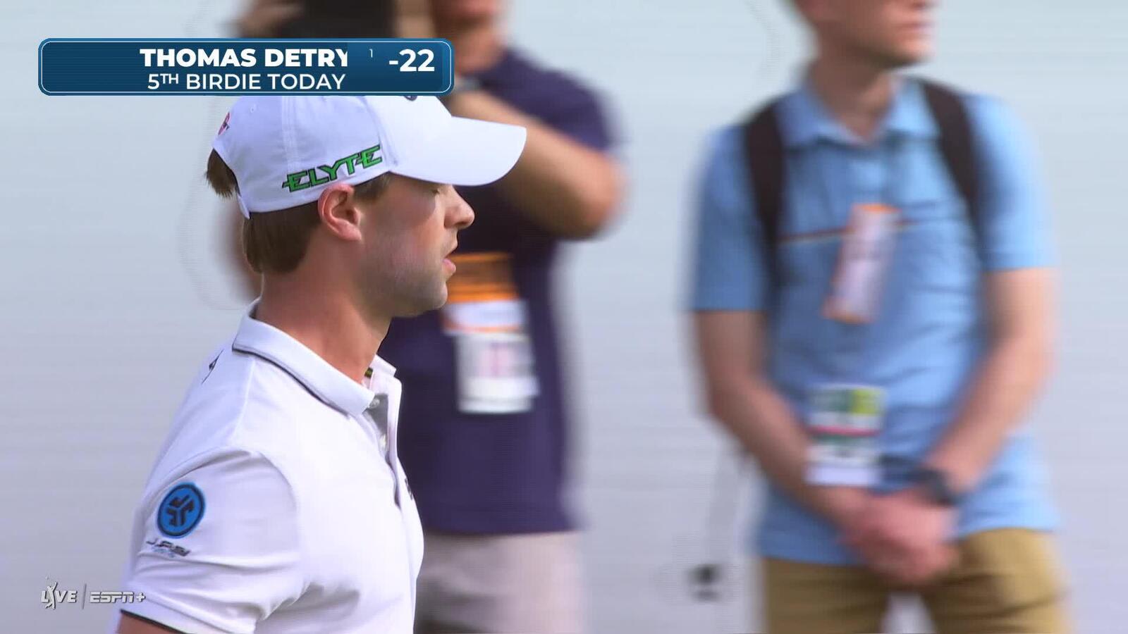 Thomas Detry | Round 4 | 16th hole | Shot 2 | 2025 WM Phoenix Open