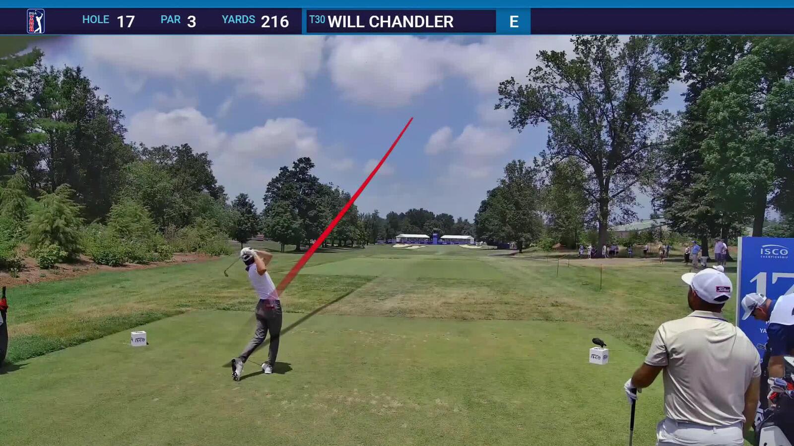 Will Chandler | Round 4 | 17th hole | Shot 1 | 2025 ISCO Championship