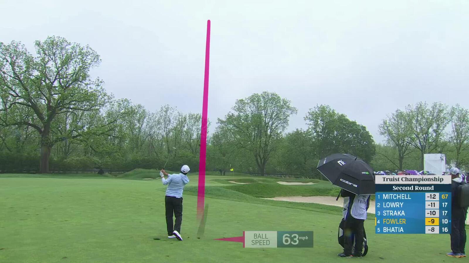 Rickie Fowler | Round 2 | 2nd hole | Shot 2 | 2025 Truist Championship