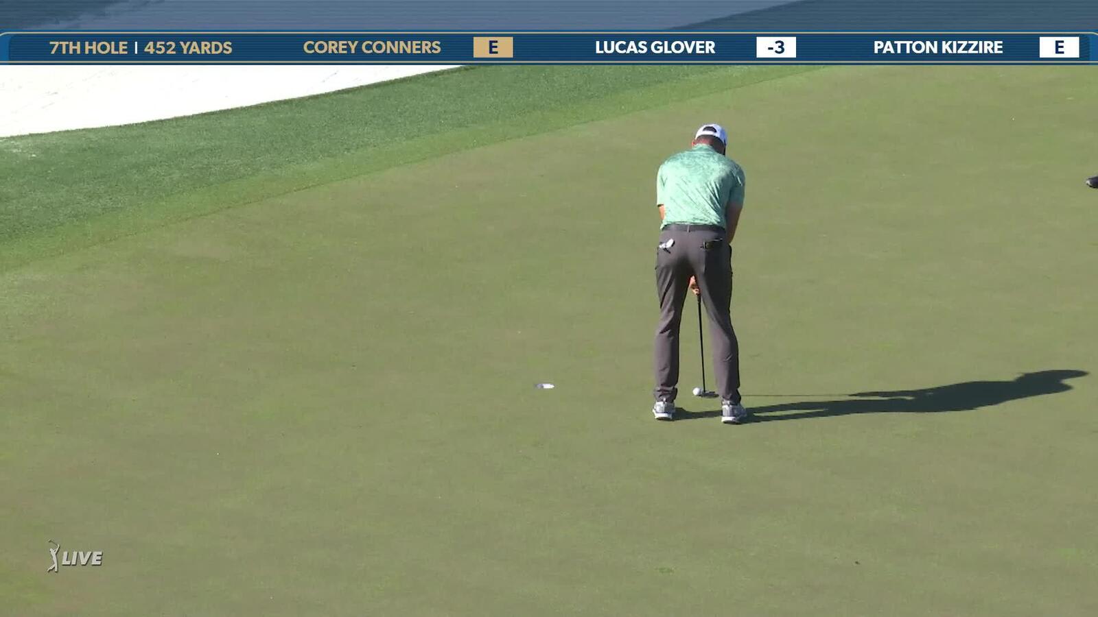 Corey Conners | Round 1 | 7th hole | Shot 4 | 2025 THE PLAYERS