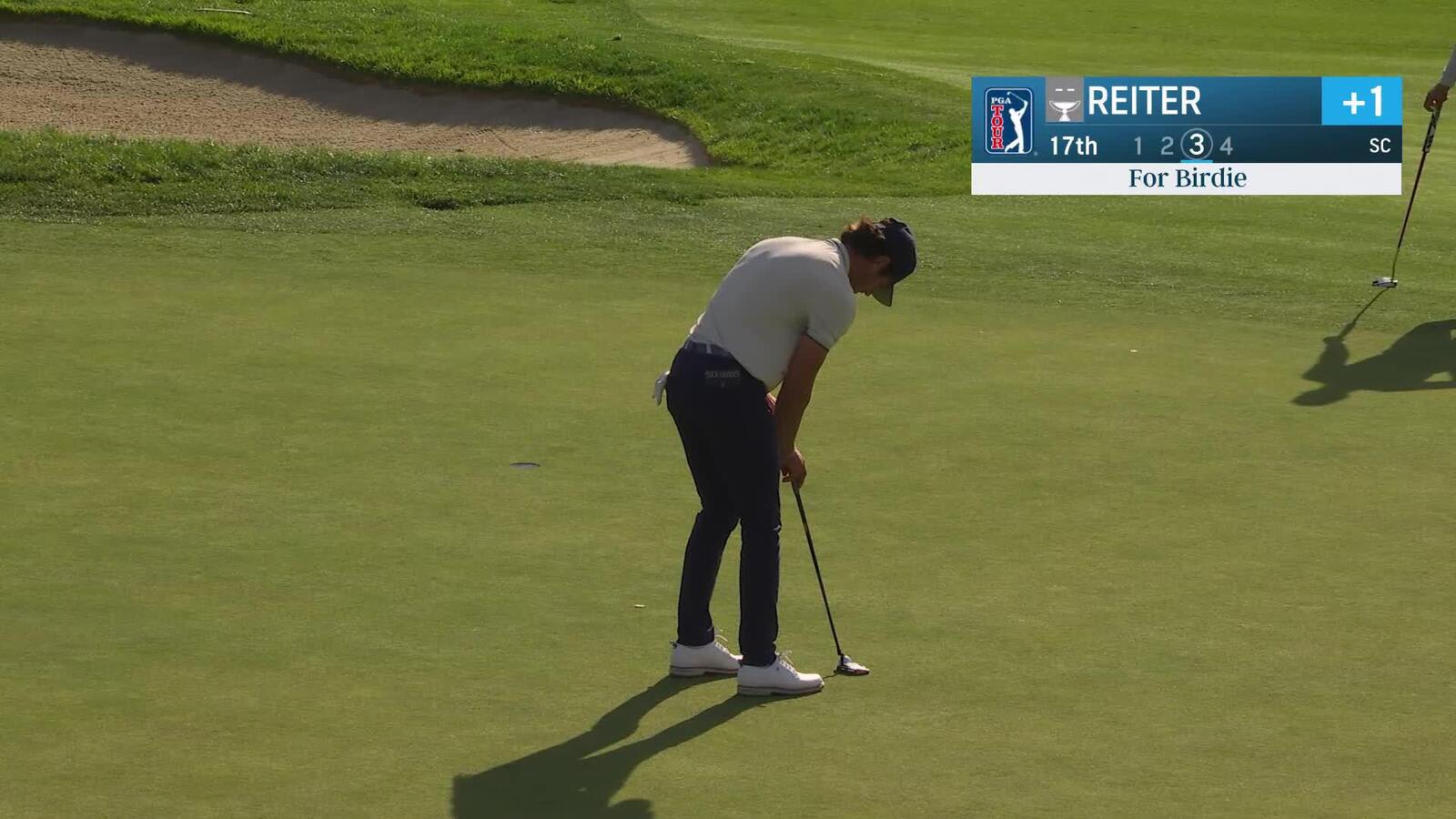 Charles Reiter | Round 1 | 17th hole | Shot 4 | 2025 Farmers