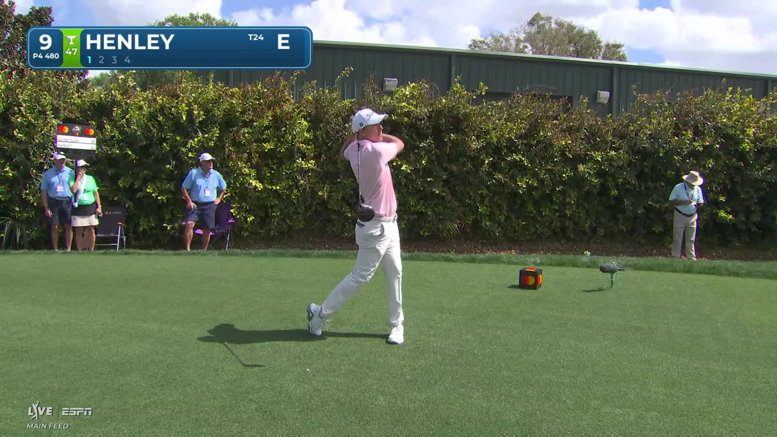 Russell Henley | Round 1 | 9th hole | Shot 1 | 2026 Arnold Palmer
