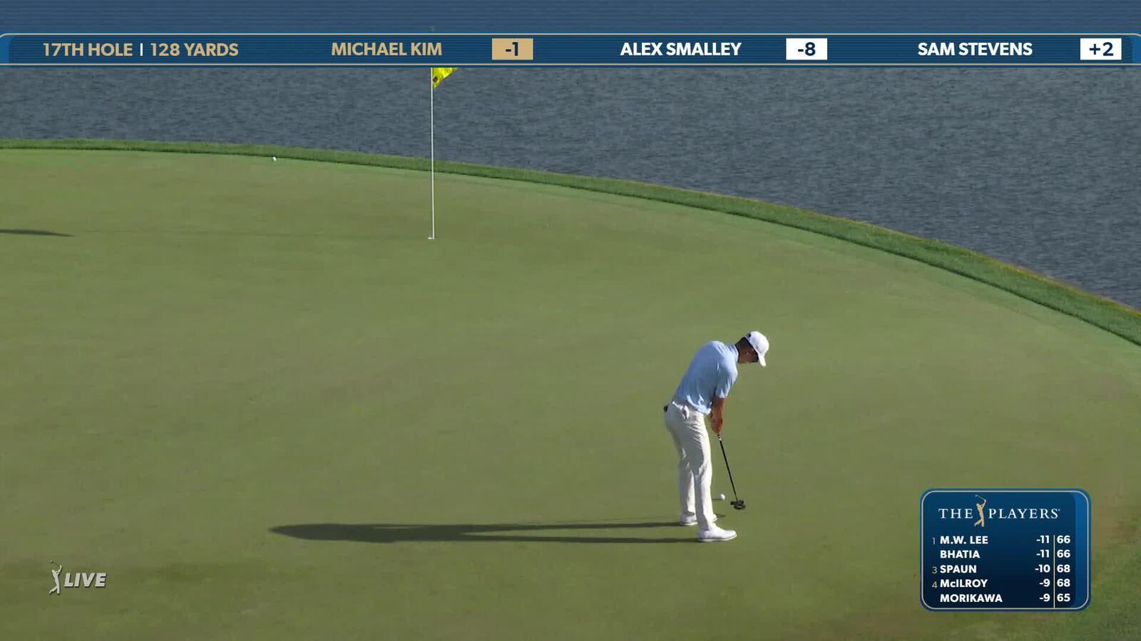 Michael Kim | Round 2 | 17th hole | Shot 2 | 2025 THE PLAYERS