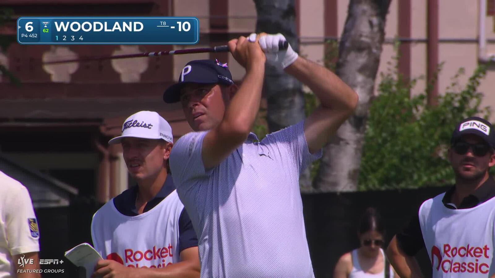 Gary Woodland | Round 2 | 6th hole | Shot 1 | 2025 Rocket Classic