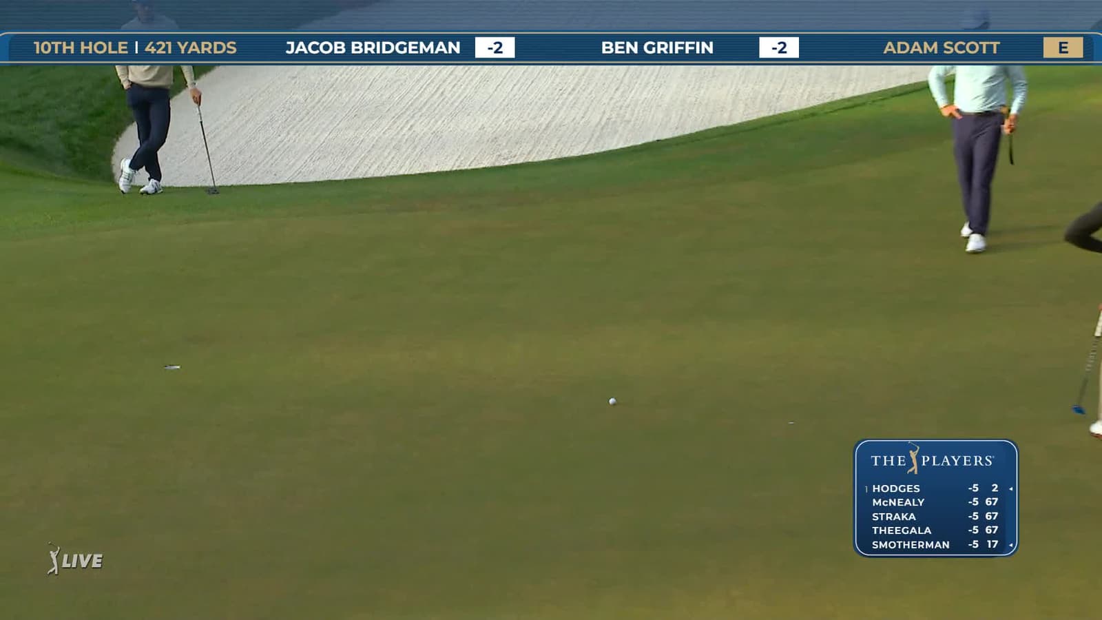 Adam Scott | Round 2 | 10th hole | Shot 3 | 2026 THE PLAYERS