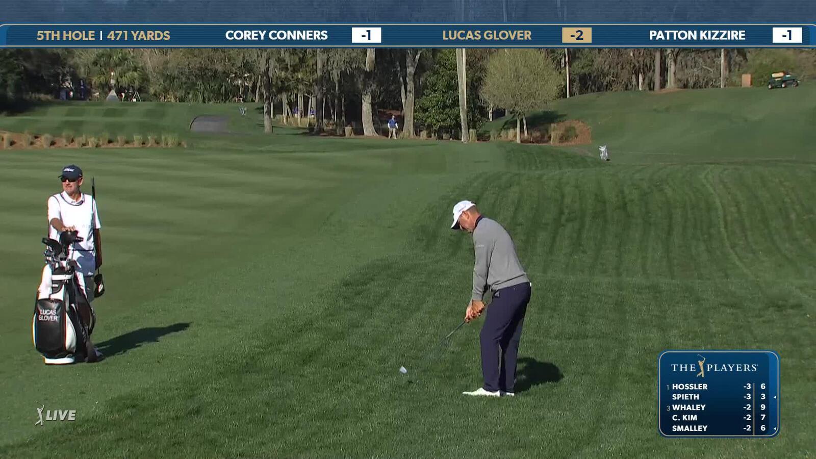 Lucas Glover | Round 1 | 5th hole | Shot 2 | 2025 THE PLAYERS