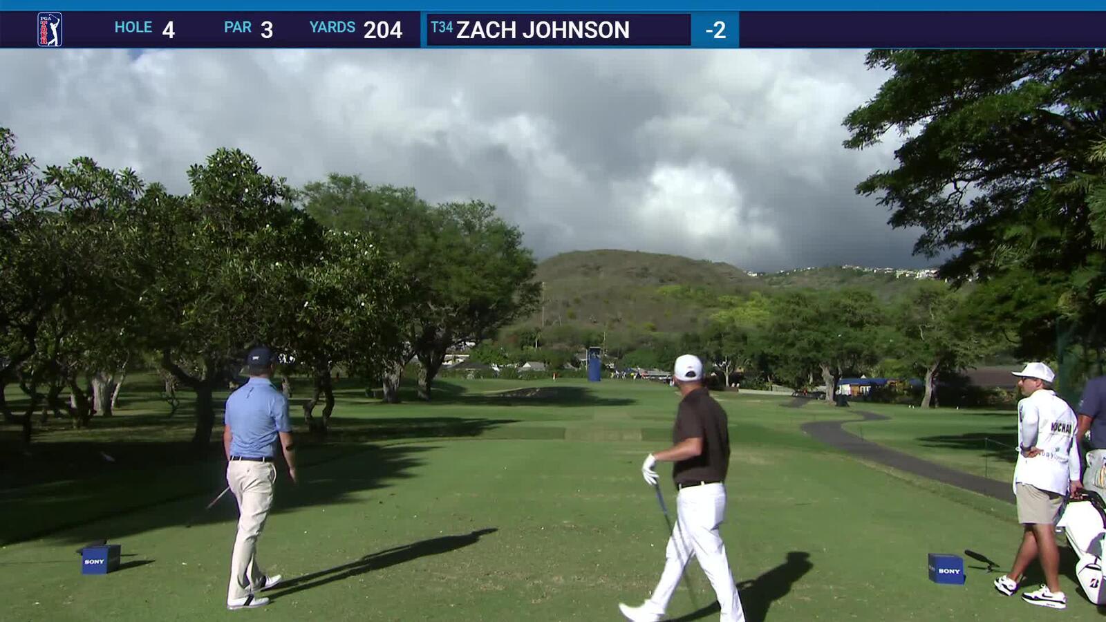 Zach Johnson | Round 1 | 4th hole | Shot 1 | 2025 Sony Open