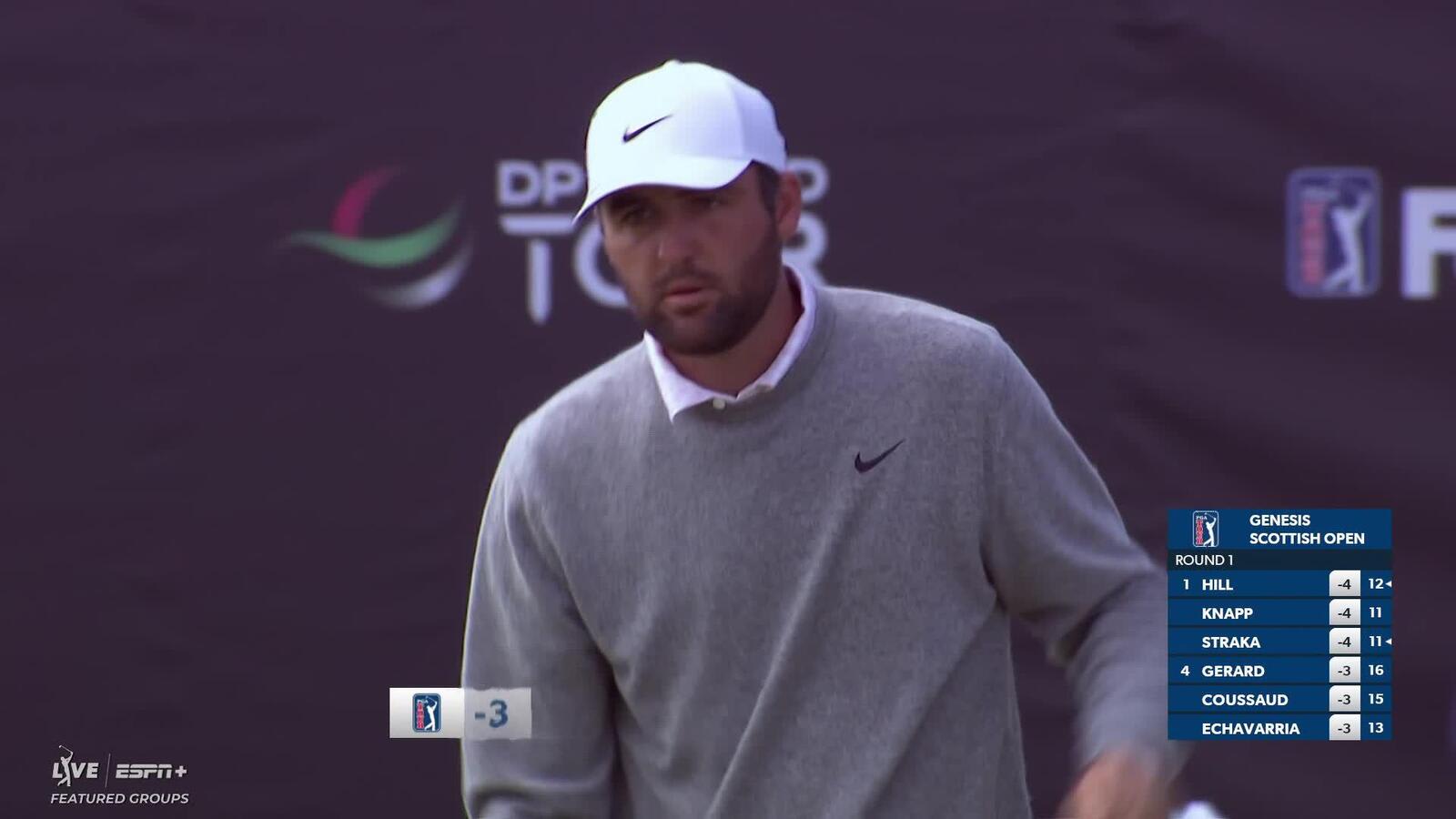 Scottie Scheffler | Round 1 | 2nd hole | Shot 4 | 2025 Genesis Scottish Open