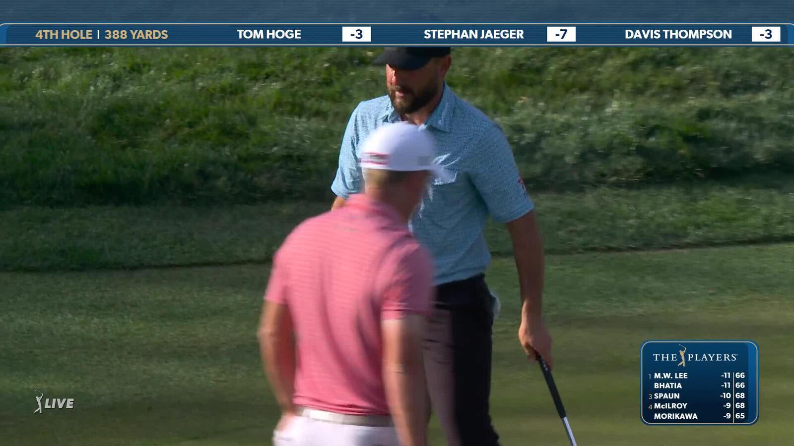 Stephan Jaeger | Round 2 | 4th hole | Shot 5 | 2025 THE PLAYERS