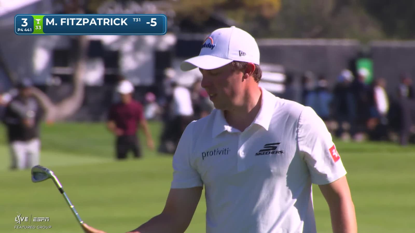 Matt Fitzpatrick | Round 4 | 3rd hole | Shot 2 | 2026 The Genesis