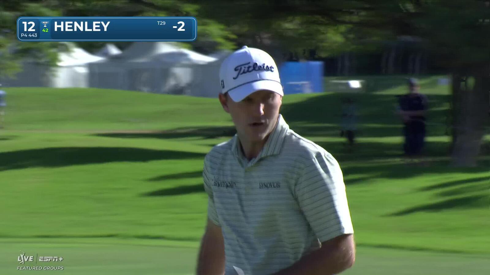 Russell Henley | Round 1 | 12th hole | Shot 3 | 2025 Sony Open