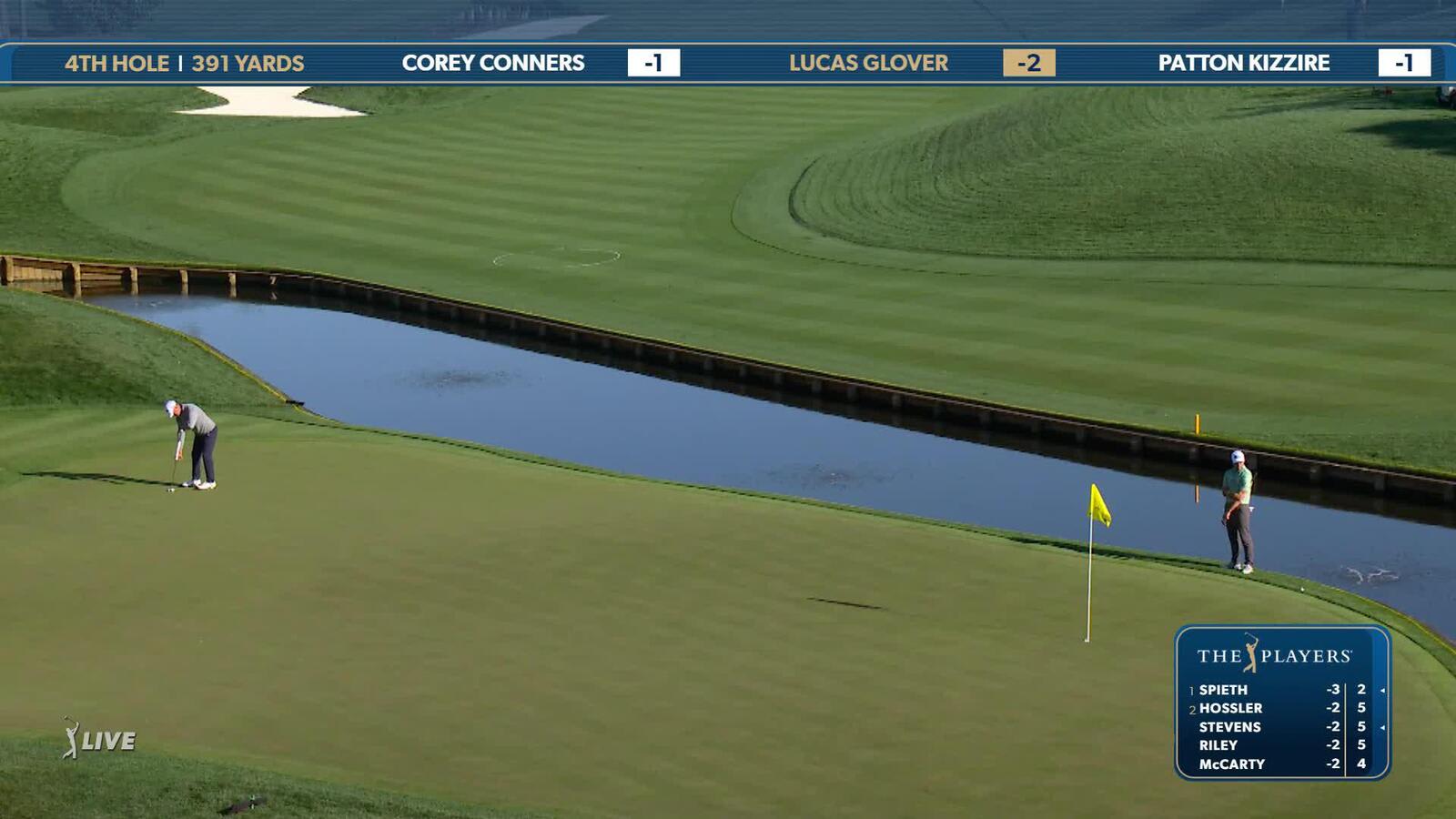 Lucas Glover | Round 1 | 4th hole | Shot 3 | 2025 THE PLAYERS