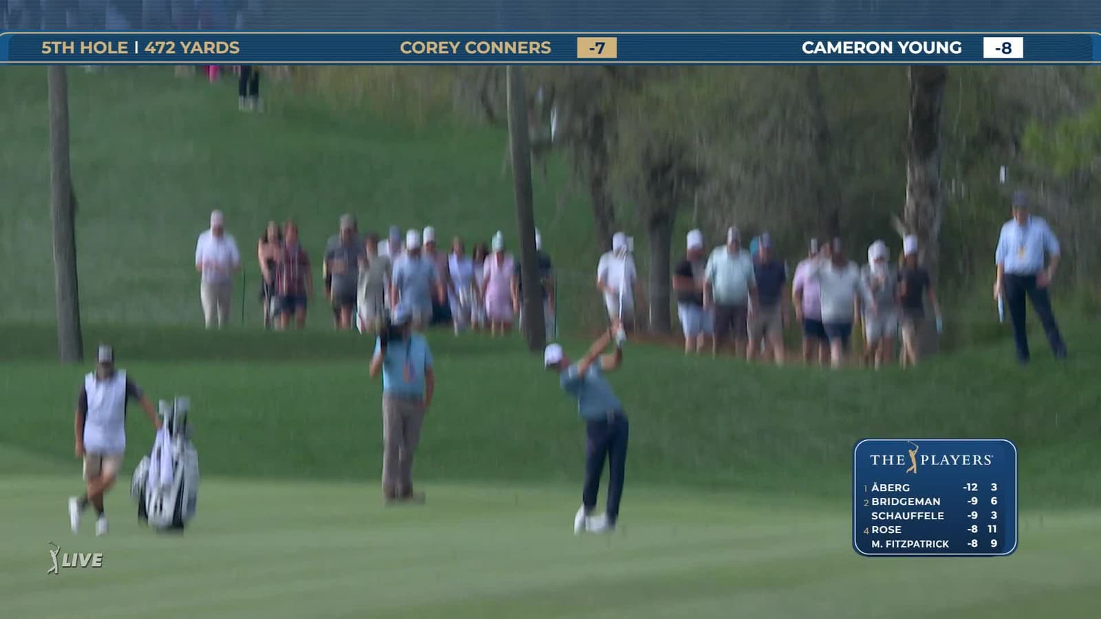 Corey Conners | Round 3 | 5th hole | Shot 2 | 2026 THE PLAYERS