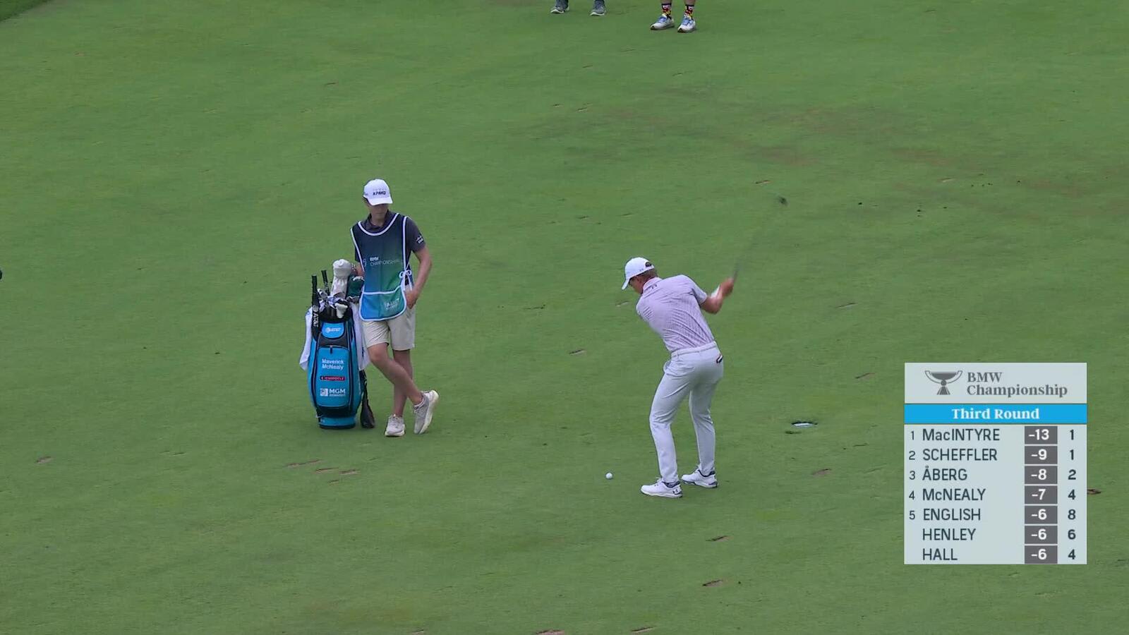 Maverick McNealy | Round 3 | 5th hole | Shot 2 | 2025 BMW Championship