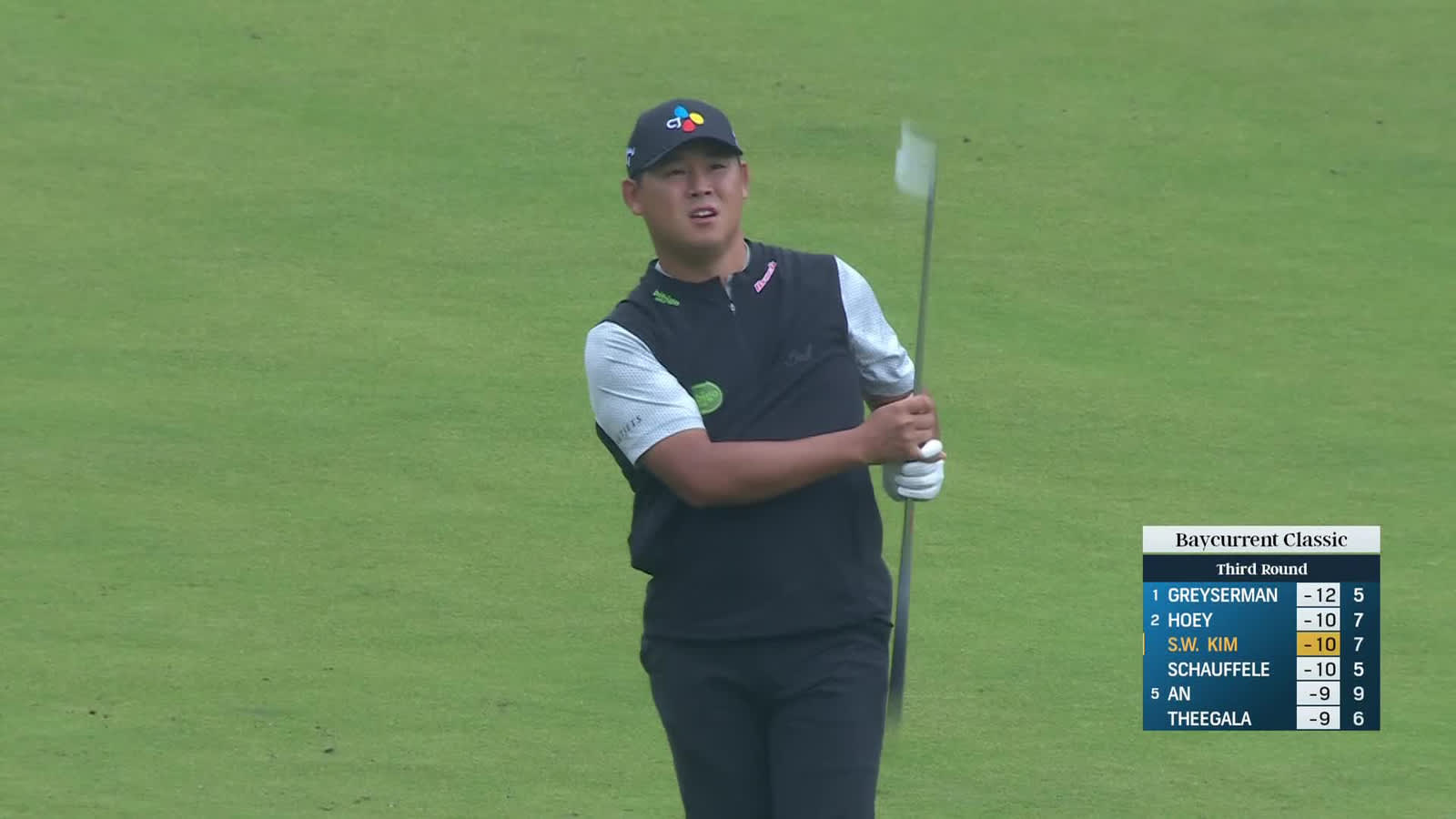 Si Woo Kim | Round 3 | 8th hole | Shot 2 | 2025 Baycurrent