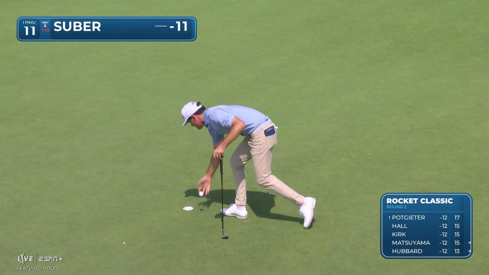 Jackson Suber | Round 2 | 11th hole | Shot 3 | 2025 Rocket Classic