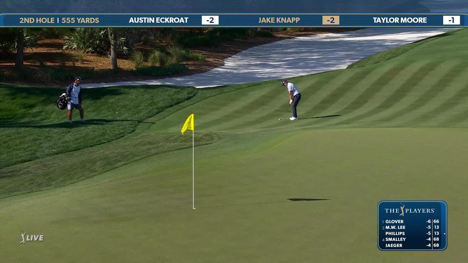 Jake Knapp | Round 1 | 2nd hole | Shot 3 | 2025 THE PLAYERS