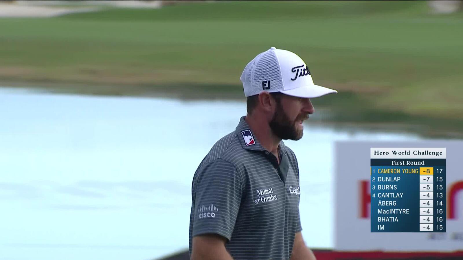 Cameron Young | Round 1 | 18th hole | Shot 4 | 2024 Hero World Challenge