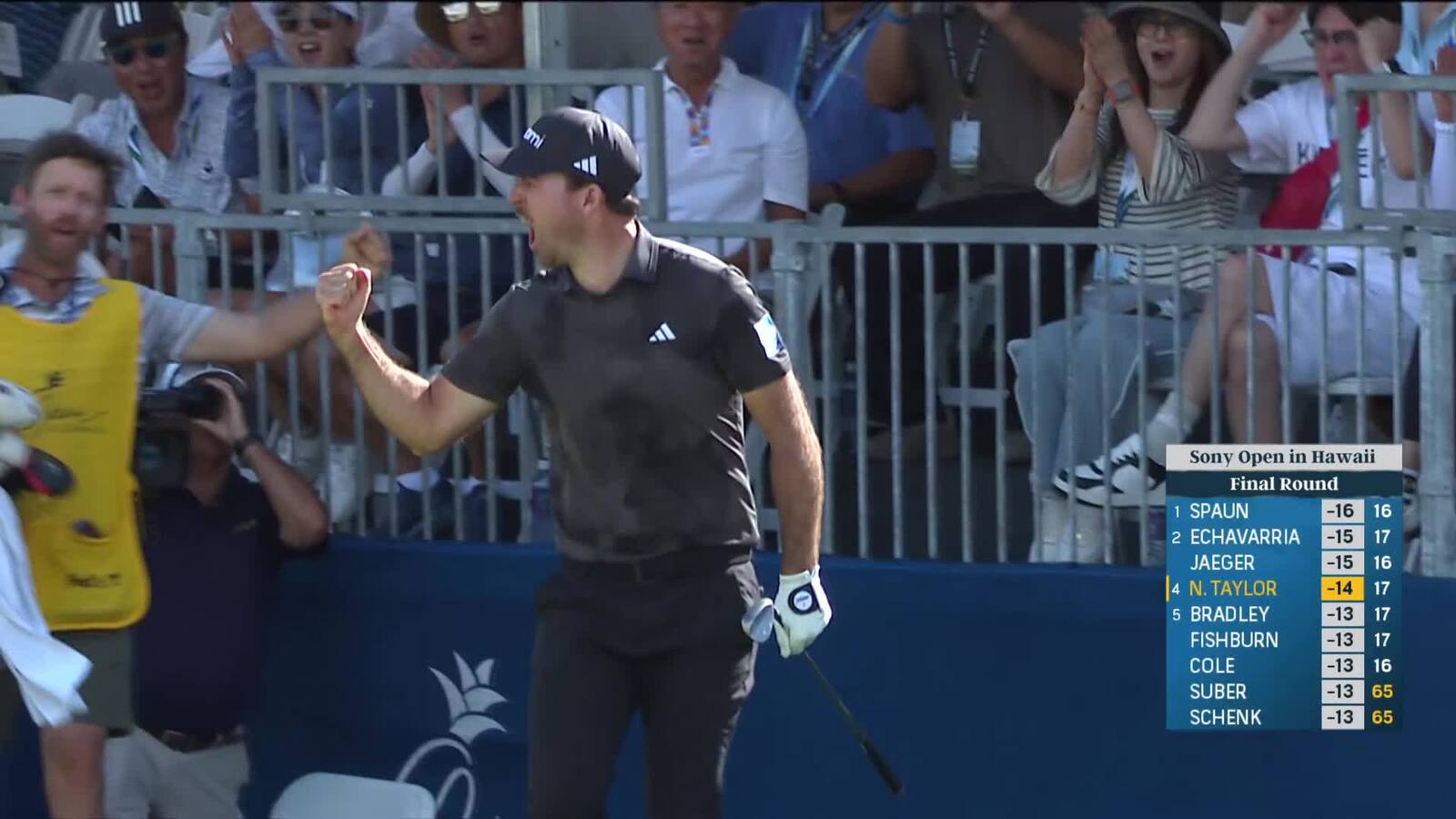 Nick Taylor | Round 4 | 18th hole | Shot 3 | 2025 Sony Open
