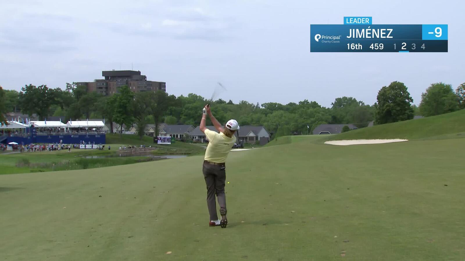 Miguel Angel Jiménez | Round 1 | 16th hole | Shot 2 | 2025 Principal