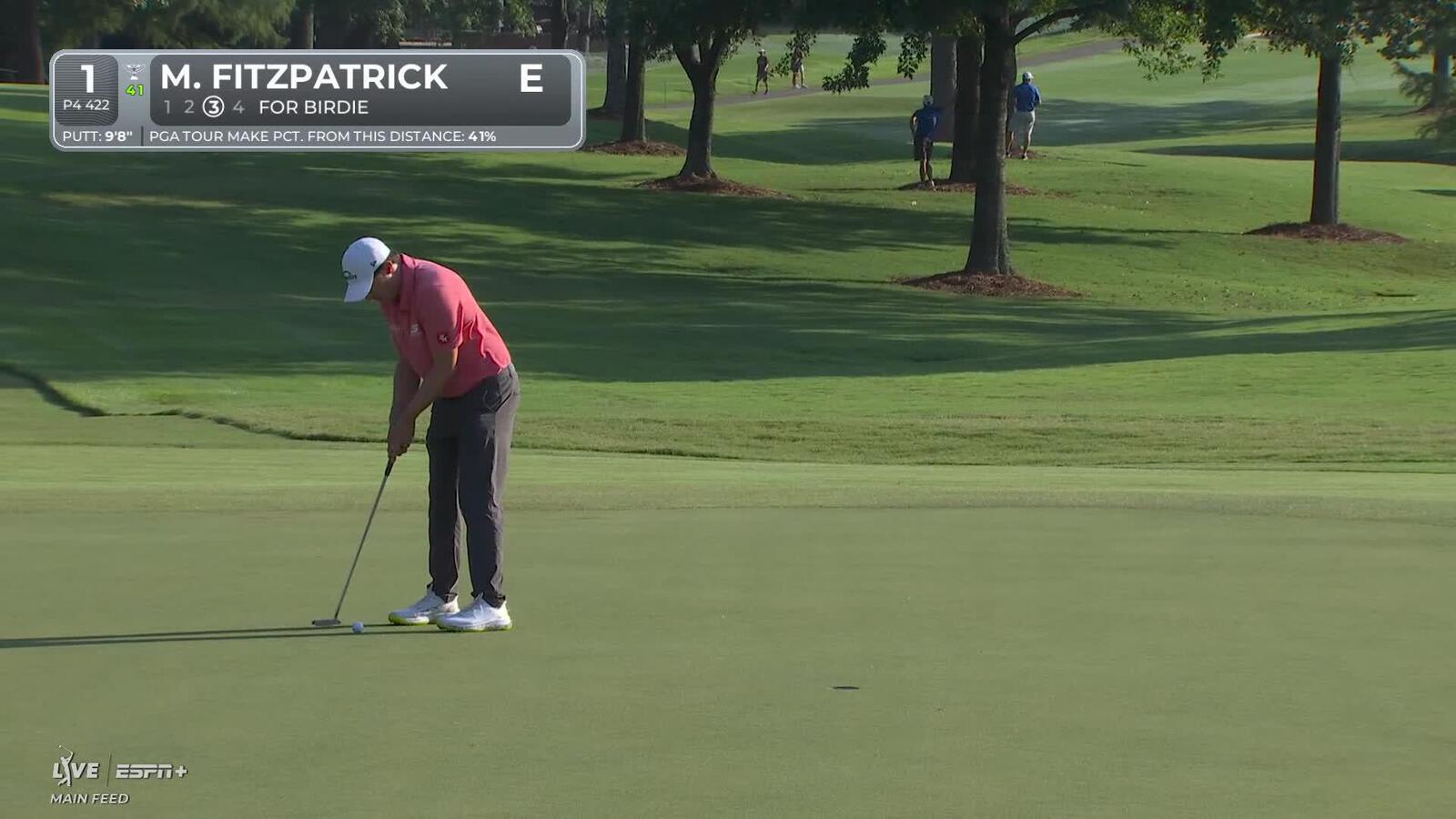 Matt Fitzpatrick | Round 1 | 1st hole | Shot 3 | 2025 FedEx St. Jude