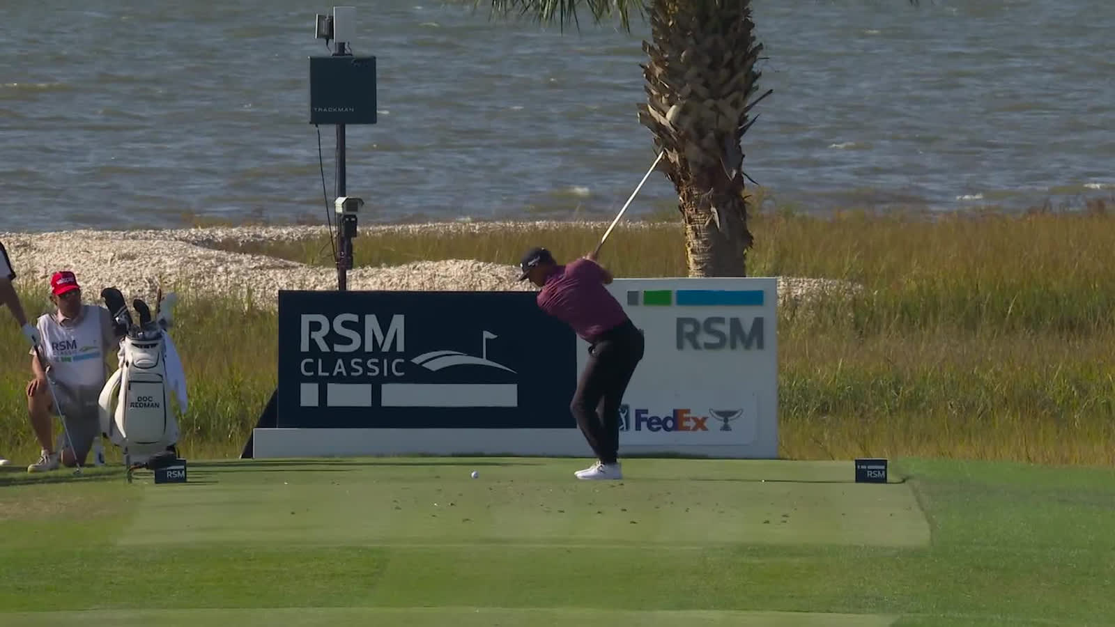 Max McGreevy | Round 3 | 12th hole | Shot 1 | 2025 The RSM Classic