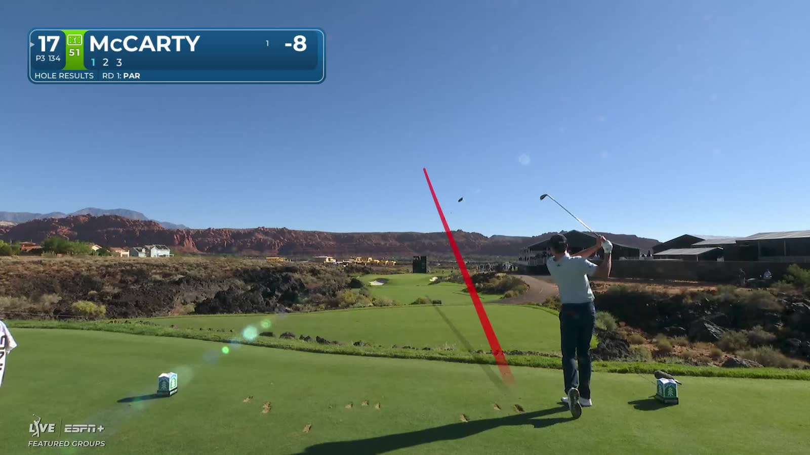 Matt McCarty | Round 2 | 17th hole | Shot 1 | 2025 Bank of Utah