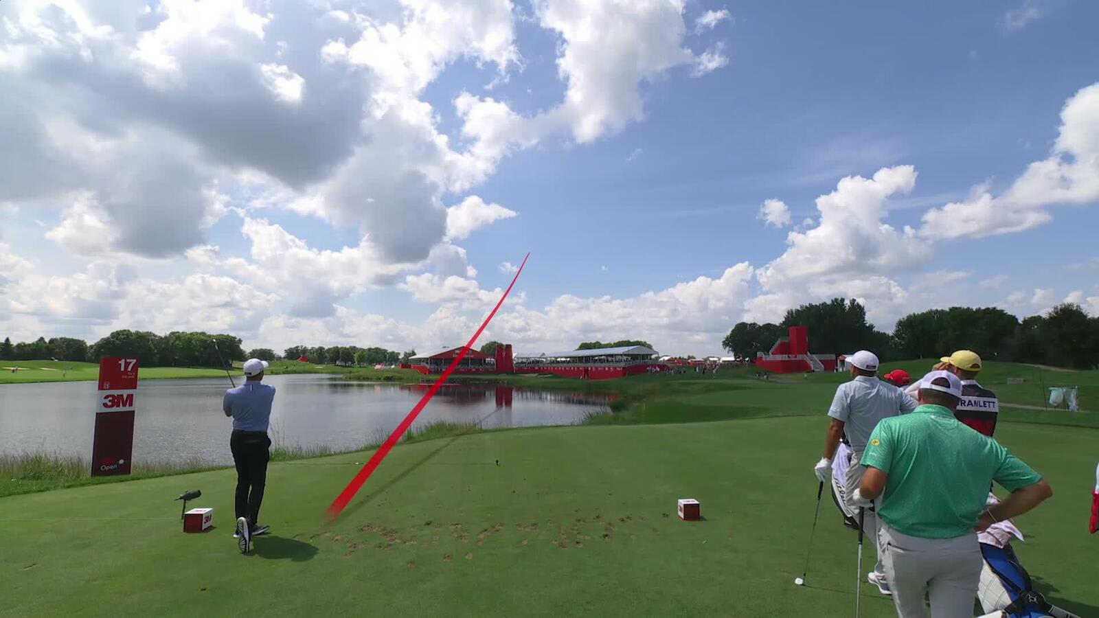 Troy Merritt | Round 1 | 17th hole | Shot 1 | 2025 3M Open