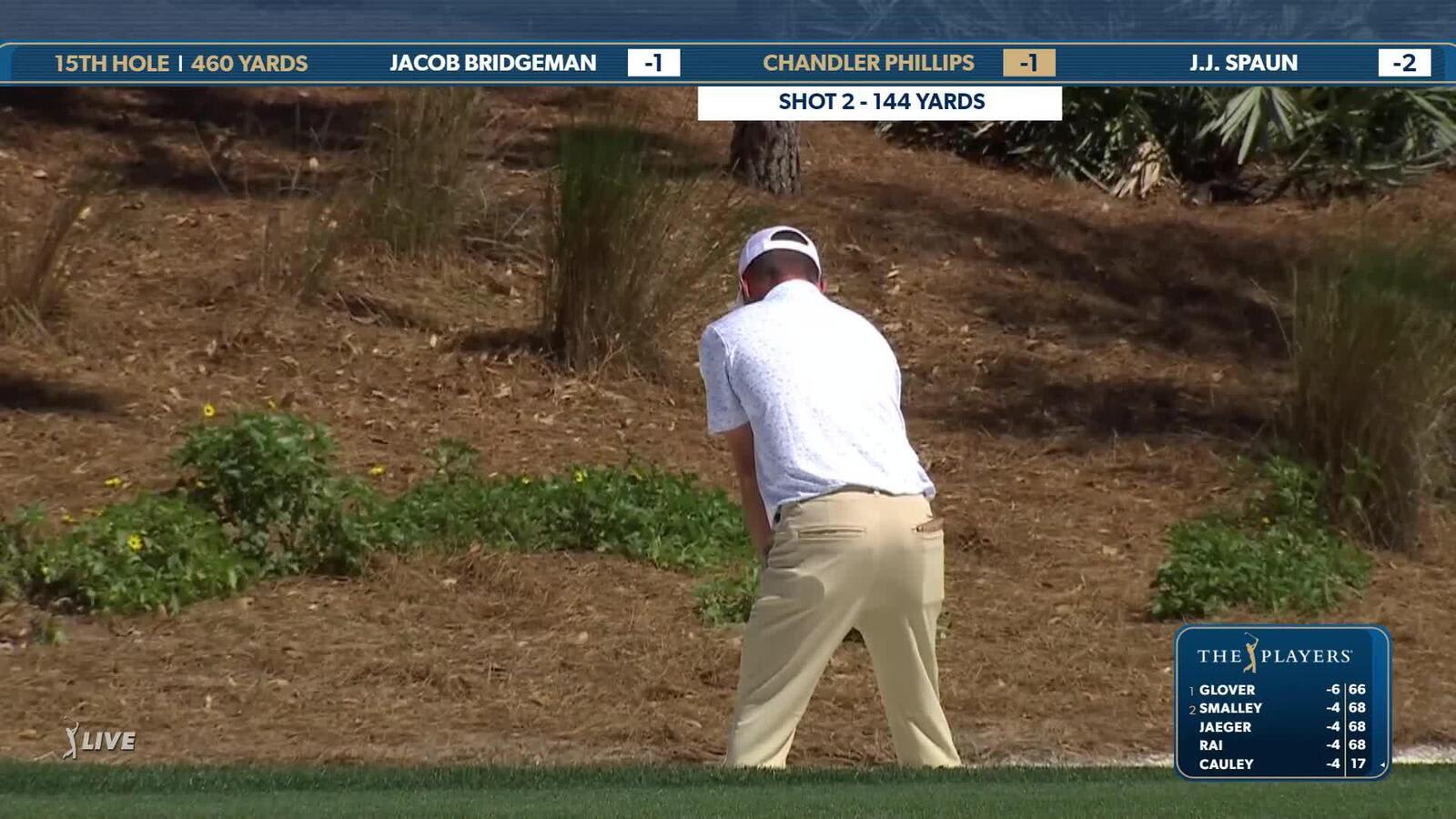 Chandler Phillips | Round 1 | 15th hole | Shot 2 | 2025 THE PLAYERS